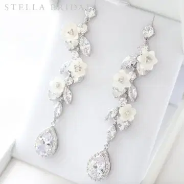 [ 새상품급 ] STELLA BRIDAL Celestia Flora 귀찌