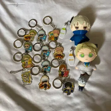 주술회전 키링 봉제 인형 세트 센다이, 오사카, 교토, 오키나와 한정판