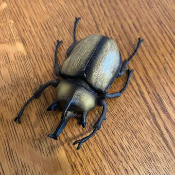 엘레파스 코끼리 가부토 곤충 피규어, 전체 길이 약 8.5cm