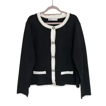ZARA 펄 버튼 가디건