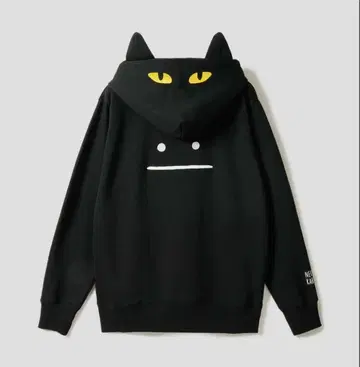새상품급 그라니프 고양이 후드티 L 고양이 블랙