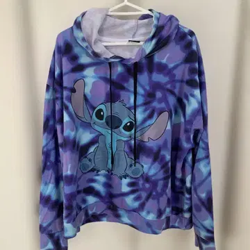 Disney 스티치 타이다이 후드티