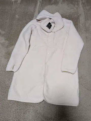 스노우피크 플리스 자켓 아이보리 보아 머플러 포함