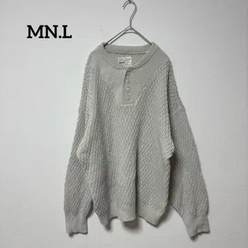 MN.L 그레이 헨리넥 스웨터 프리