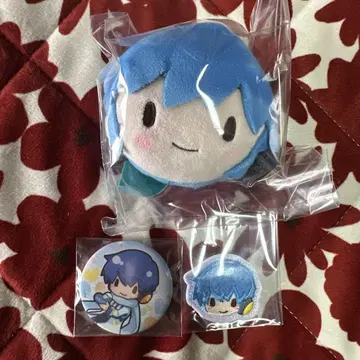 후와푸치 복권 C D E상 경단 봉제 인형 스티커 캔뱃지 KAITO