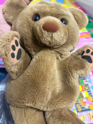 빈티지 곰 브라운색 곰 봉제 인형