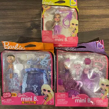 Barbie mini B 인형 3종 세트