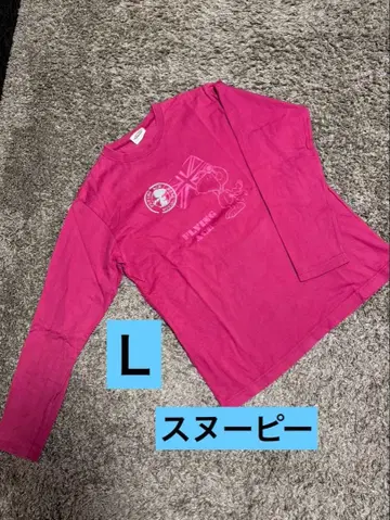 스누피 긴팔 T셔츠 L