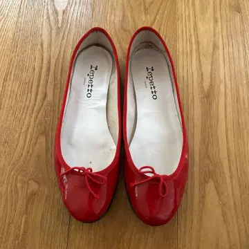 Repetto 레드 발레 슈즈 39