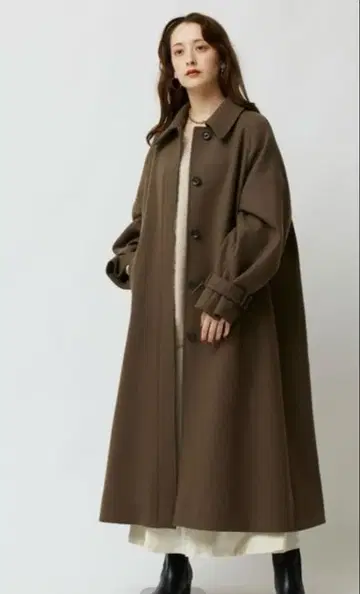 바빌론 울 스텐카라 코트 브라운