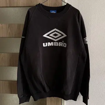 UMBRO 페이드 블랙 크루넥 맨투맨 90s