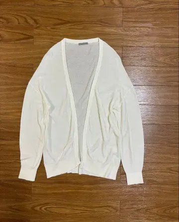 theory luxe 화이트 가디건 긴팔