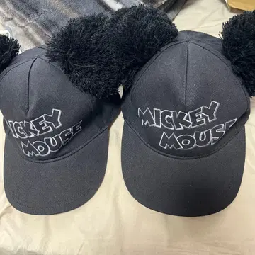 2개 세트 미키마우스 폼폼 포함 캡