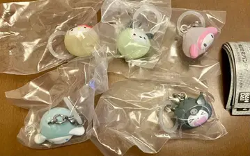 산리오 나리키리만 메지루시 참 5종 세트