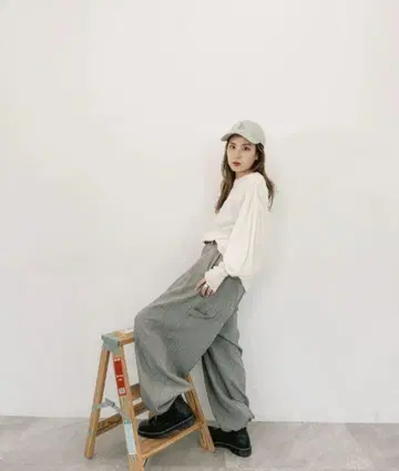 [MODE NORM CORE] 헤링본 2턱 페인터 팬츠