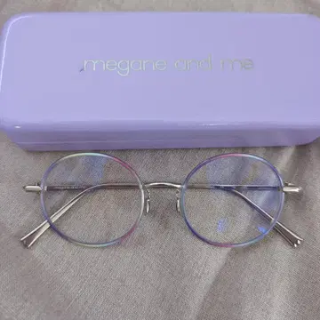 megane and me 레인보우 컬러 안경 일본제 케이스 포함