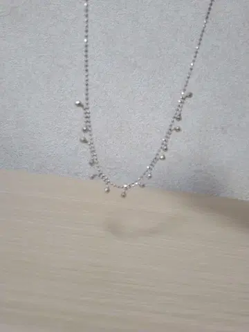 플라티나 비즈컷 목걸이