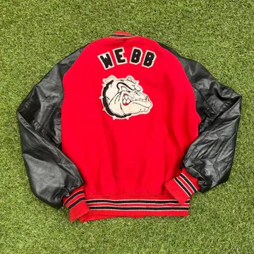 875 DeLONG varsity WEBB Bulldog red/blk