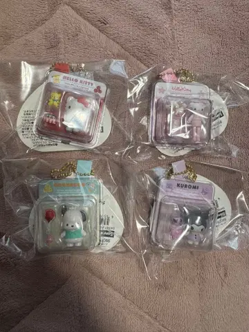 산리오 미니어처 참 4종