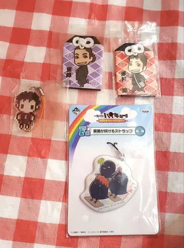 하이큐!! 부적 스트랩 4개 묶음 판매