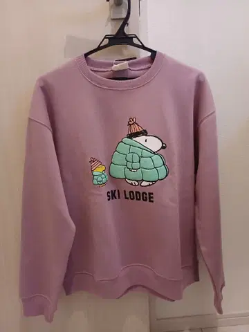 PEANUTS 피넛 오리지널 디자인 속기모 크루넥 청바지 메이트