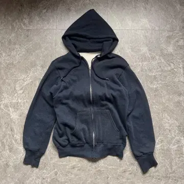 60s 70s 80s 안감 서멀 지퍼 후드티 더블 페이스