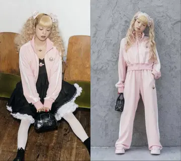 HEIHEI 해피베리 트랙 자켓 핑크