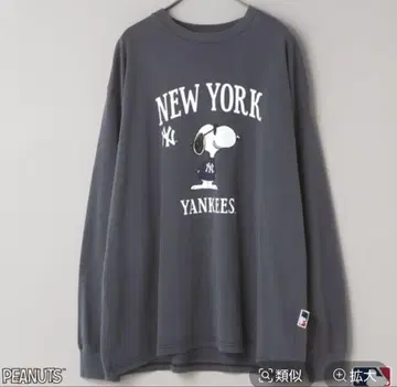 로리즈팜 LFM(U) MLB 스누피 롱T JEANASIS