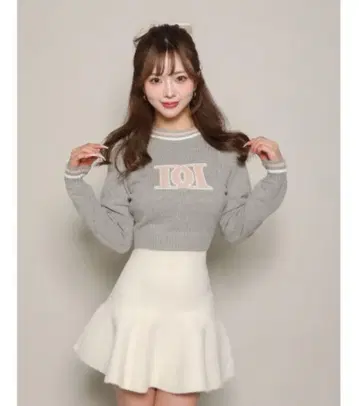Darich 레트로 DD 로고 니트탑