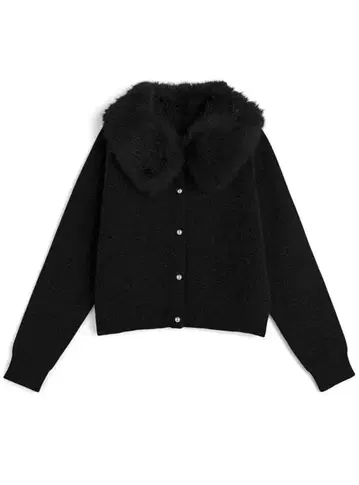 [ 새상품 즉시 발송 ] GRL 퍼 티펫트 가디건[fo2194]