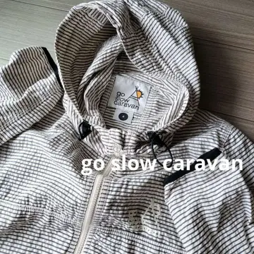 go slow caravan 스트라이프 자켓