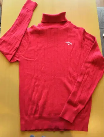 Callaway 여성용 골프 스웨터 L 레드