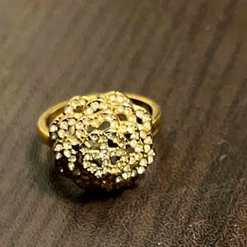 폴리폴리 플라워 골드 반지