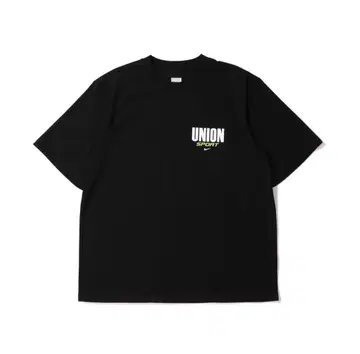 M 사이즈 UNION SPORT TEE 블랙