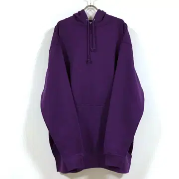 새상품 빅 후드티 맨투맨 긴팔 무지 남성용 퍼플 2XL