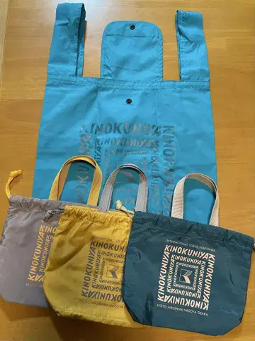 KINOKUNIYA 에코백 4세트