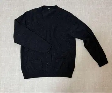 UNIQLO 다크 그레이 가디건 XXL