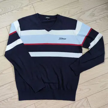 골프웨어 Titleist 남성용 니트 스웨터 타이틀리스트