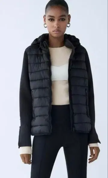 컨디션 최상 ZARA 포켓터블 퍼프 자켓