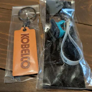 KOBELCO 스트랩 세트 코벨코 KOBELCO 가죽제품 키링