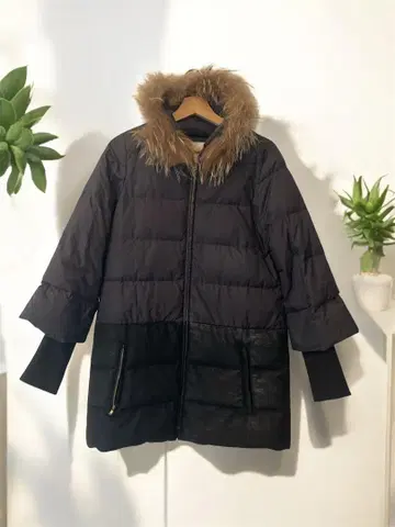 Spick & Span 후드 부착 다운 코트 여성용