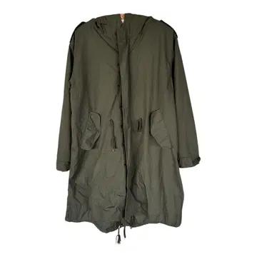 고품질 HOUSTON M-51 피쉬테일 후드티 XS 올리브