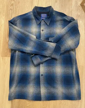 Pendleton 보드 셔츠 자켓 블루 계열 체크