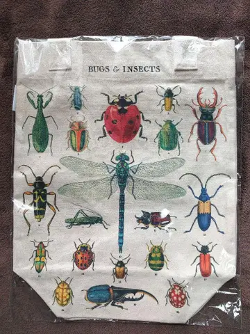 레어! Cavallini 카발리니 토트백 곤충 장수풍뎅이 잠자리