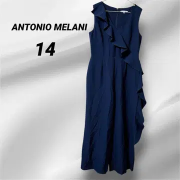 ANTONIO MELANI [14] 네이비 V넥 드레스 팬츠 스타일