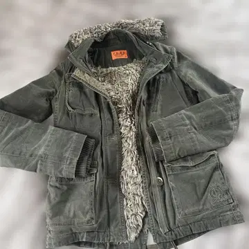 JUICY COUTURE 플리스 모즈 코트 S