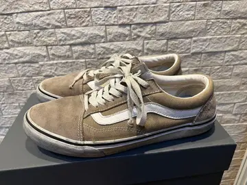 Vans 베이지 스웨이드 스니커즈 27cm