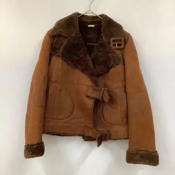 i Blues club 양가죽 무스탕 자켓 이탈리아제 속기모 42