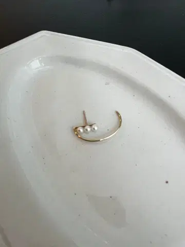 STAR JEWELRY 골드 펄 디자인 귀걸이