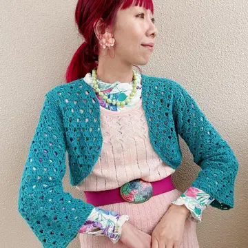 used 유즈드 빈티지 vintage 크로셰 볼레로
